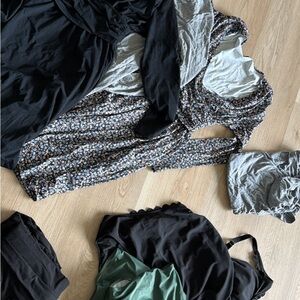 Floral and Solid Color maternity Clothing Bundle